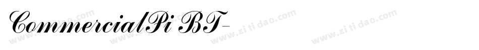 CommercialPi BT字体转换